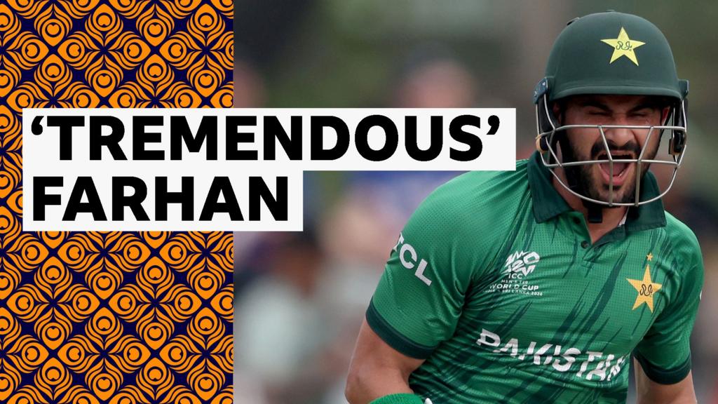 Farhan century guides Pakistan to big score against Namibia