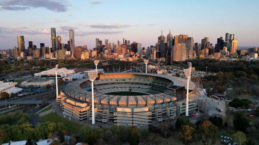 Aerial view of the Melbourne Cricket Ground