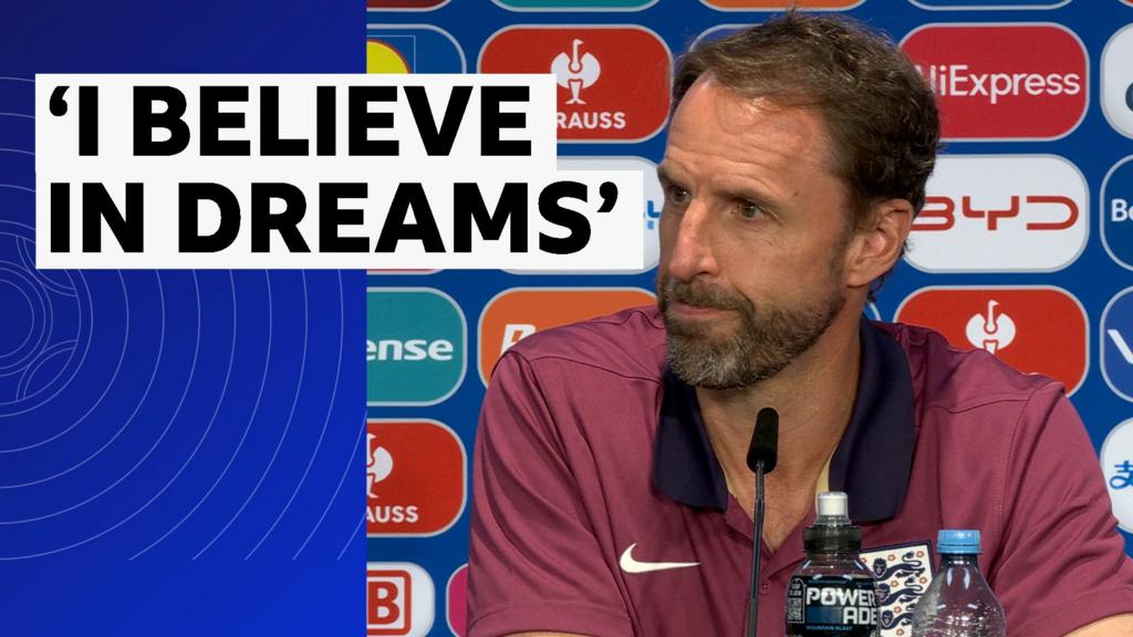 Southgate 'a believer in dreams' as England face Spain