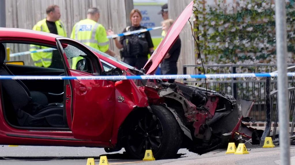 Damaged car