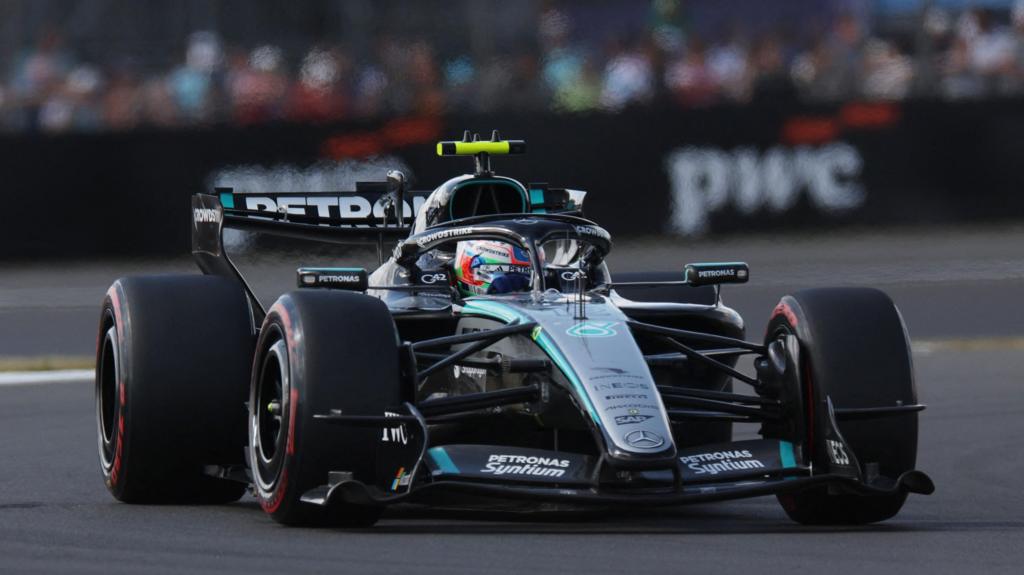 Mercedes' Kimi Antonelli during British Grand Prix qualifying