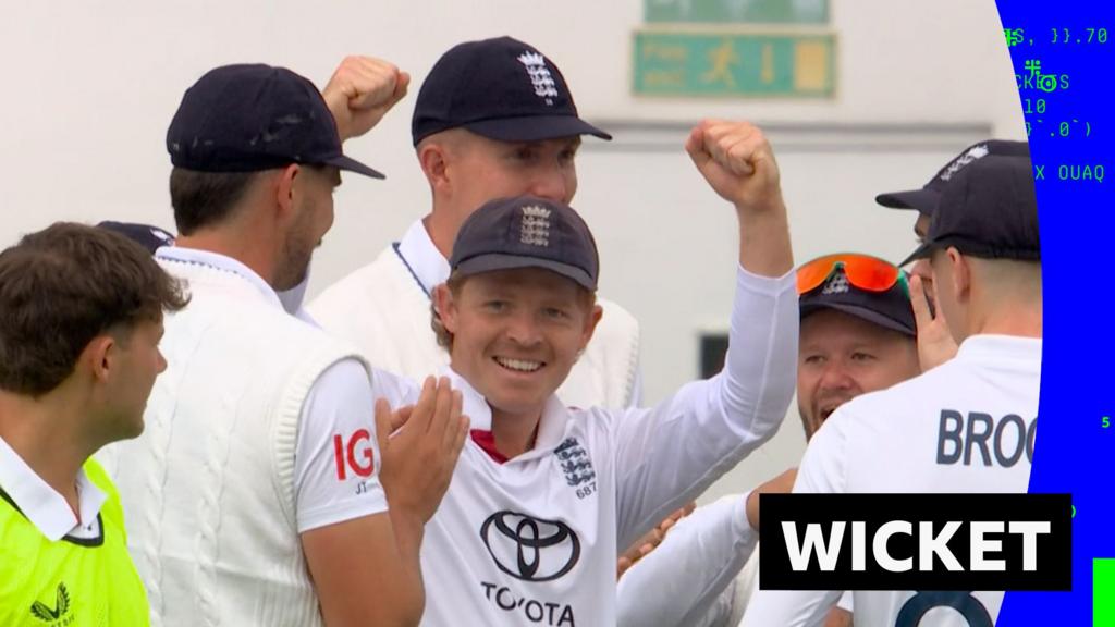Great start for England - Atkinson gets breakthrough after Pope review