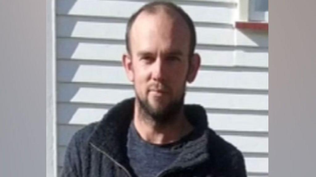 Tom Phillips is seen in close up