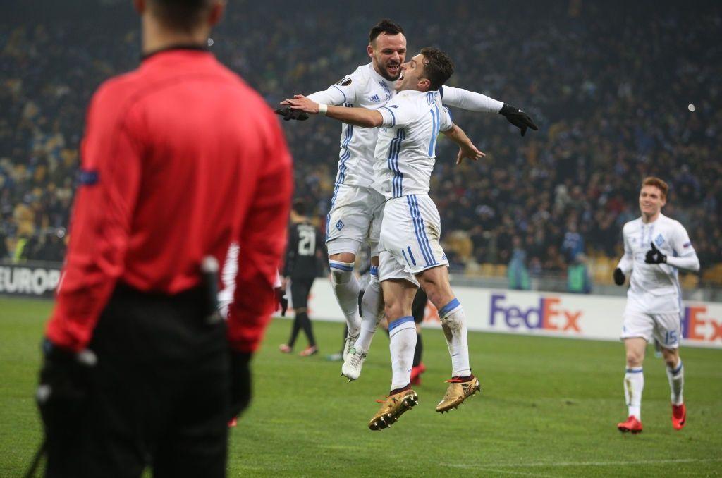 Dynamo Kiev celebrate