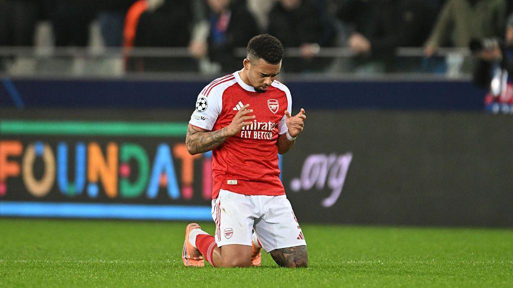 Club Brugge 0-3 Arsenal: Gabriel Jesus on return from injury - BBC Sport