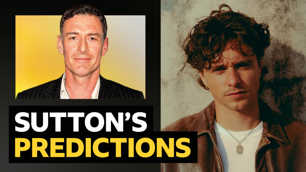Sutton’s predictions v singer Bradley Simpson
