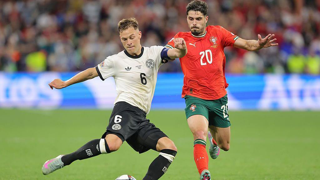 Joshua Kimmich and Pedro Neto