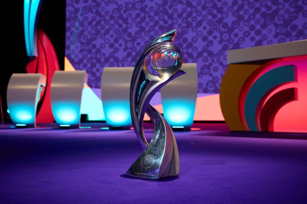 Women's Euros trophy.