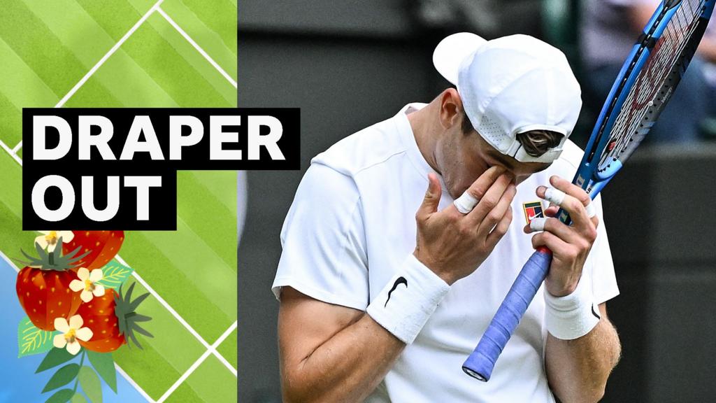 Wimbledon 2025: Jack Draper knocked out by veteran Marin Cilic – match point