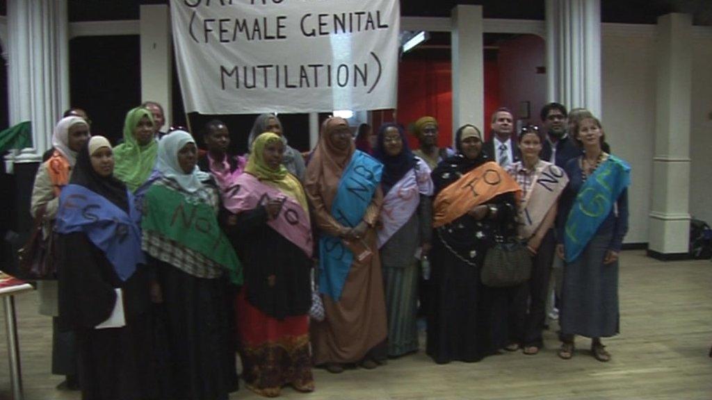 Anti-FGM campaigners in Bristol