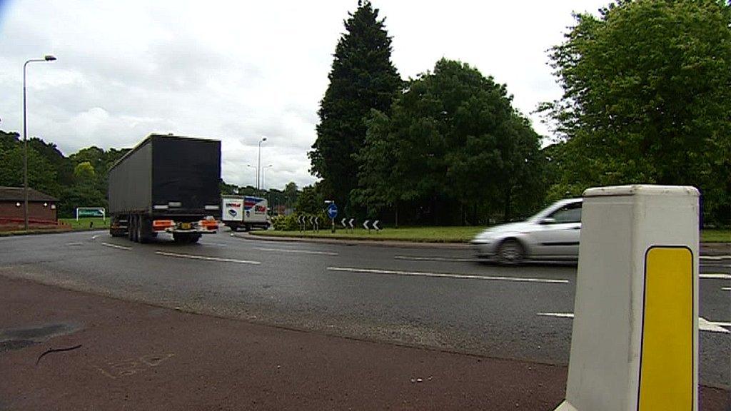 Markeaton roundabout