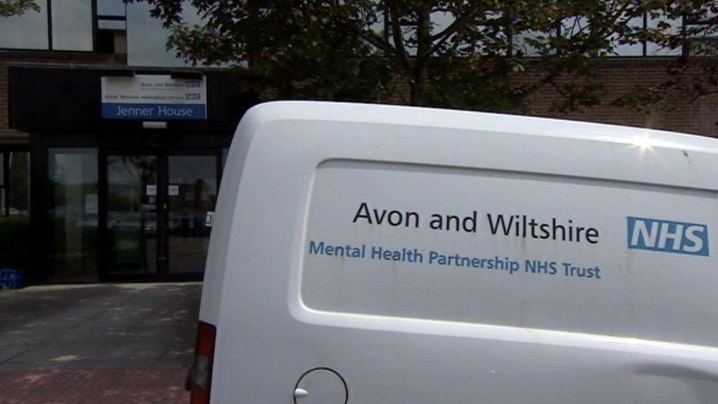 Avon and Wiltshire Mental Health Partnership van