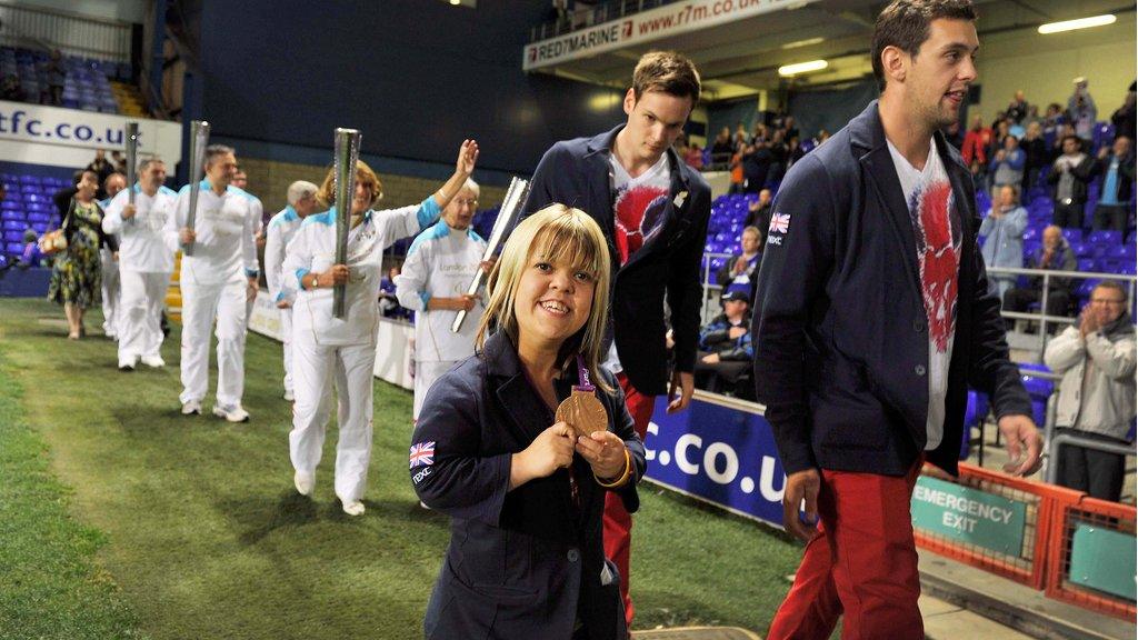 Zoe Newson, Jonathan Adams and Scott Moorhouse at Portman Road