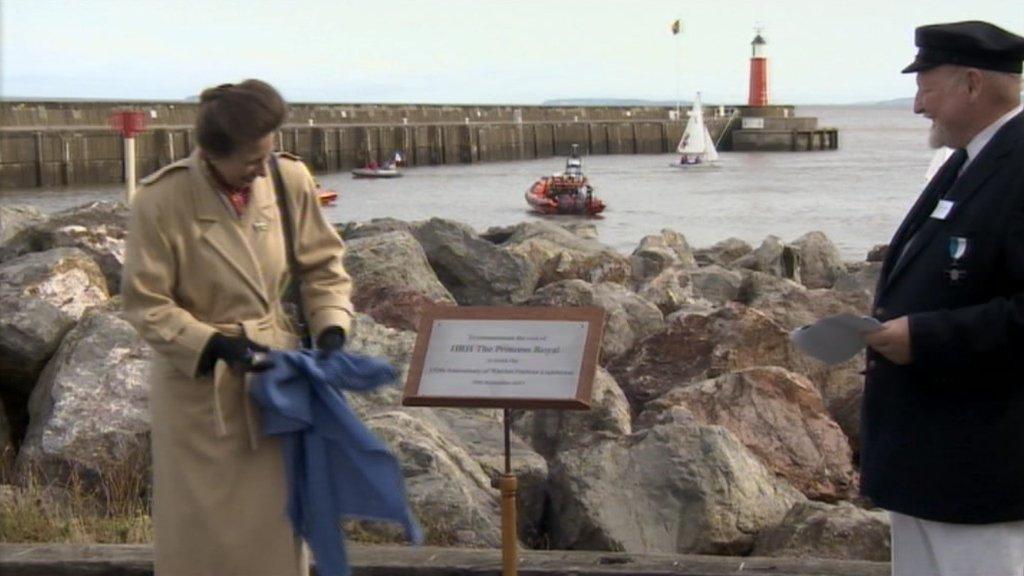 Princess Royal visit to Watchet