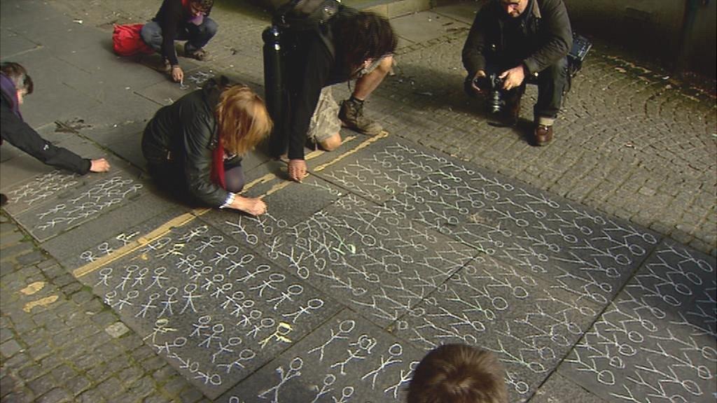 Members of the No to Nato Scotland Coalition in