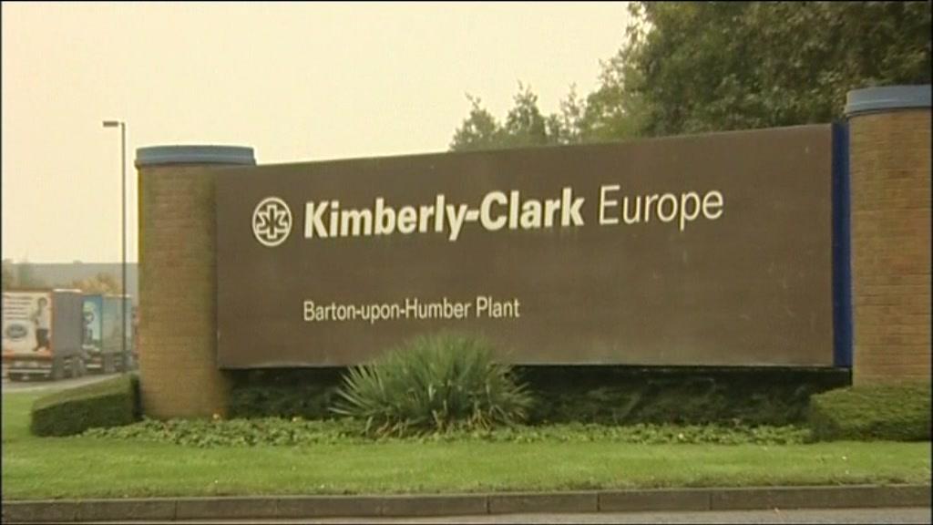 Kimberly Clark sign