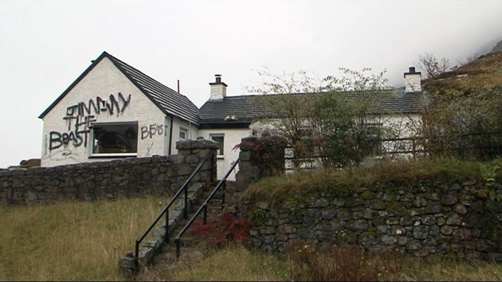 Jimmy Savile's former home in Glencoe