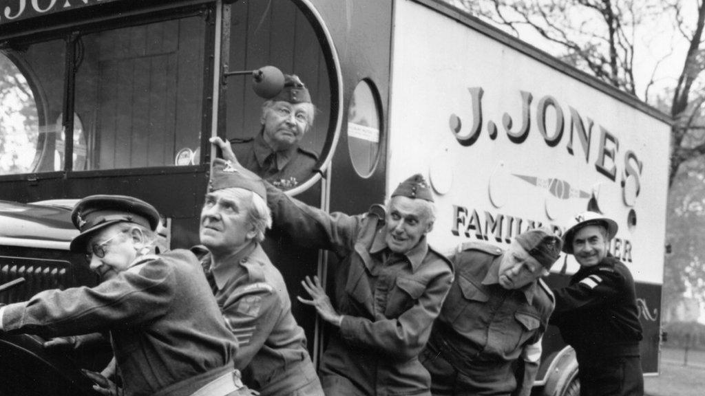 L/Cpl Jones's butcher's van in Dad's Army