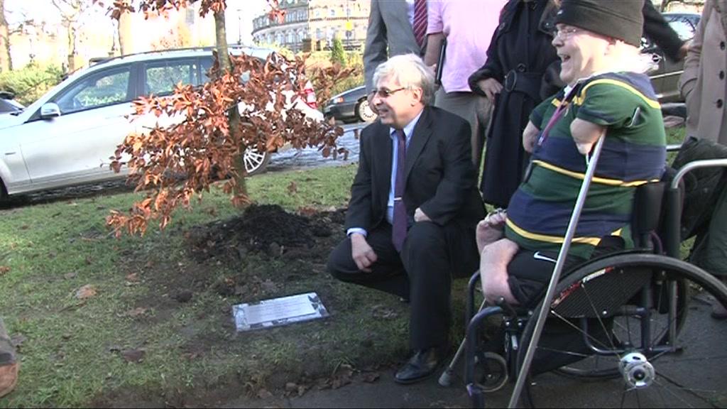 Thalidomide memorial unveiling