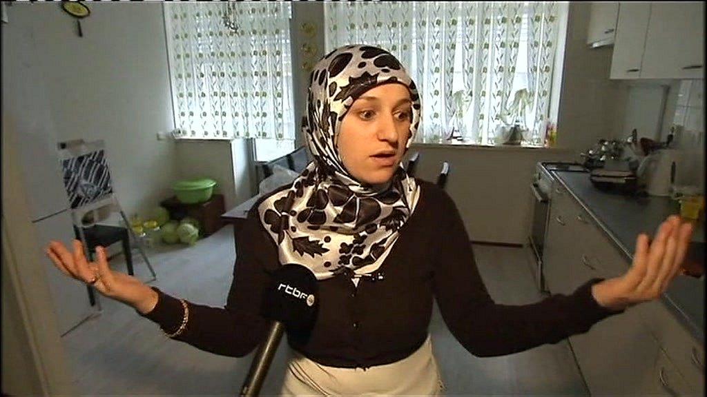 Aynur Yildrim in her apartment in Amsterdam