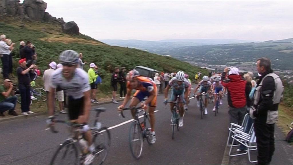 Cycle race in Yorkshire