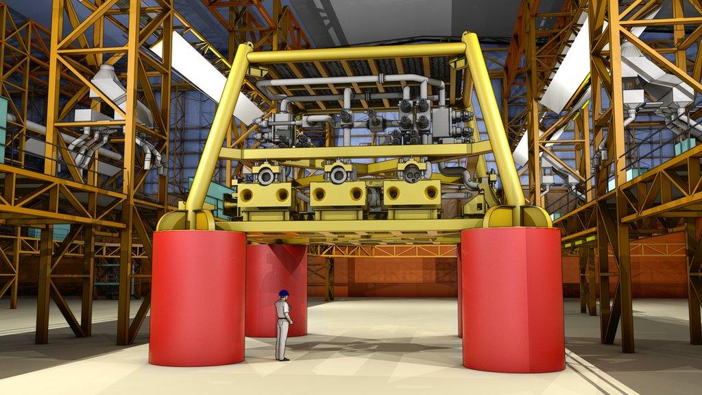 The subsea structures which will be built by Babcock