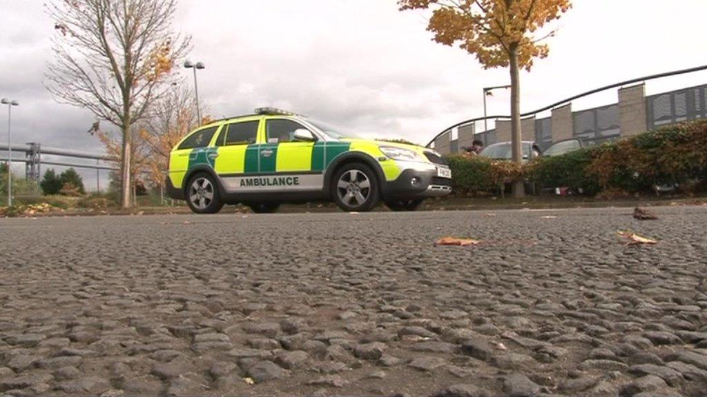 East Midlands Ambulance Service paramedic vehicle