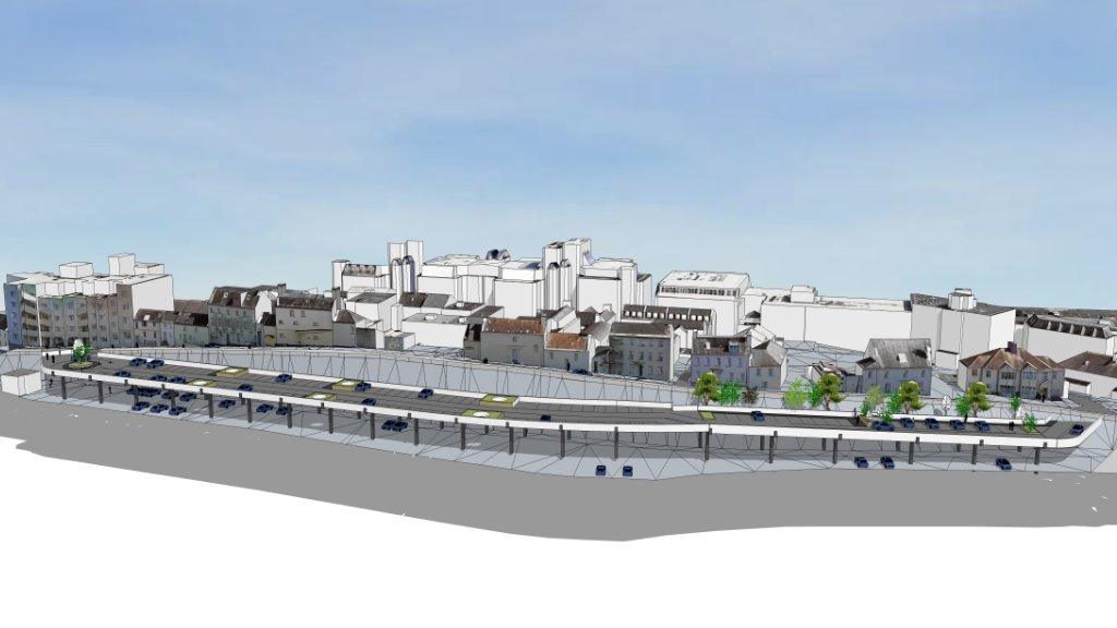 Plan for Snow Hill car park