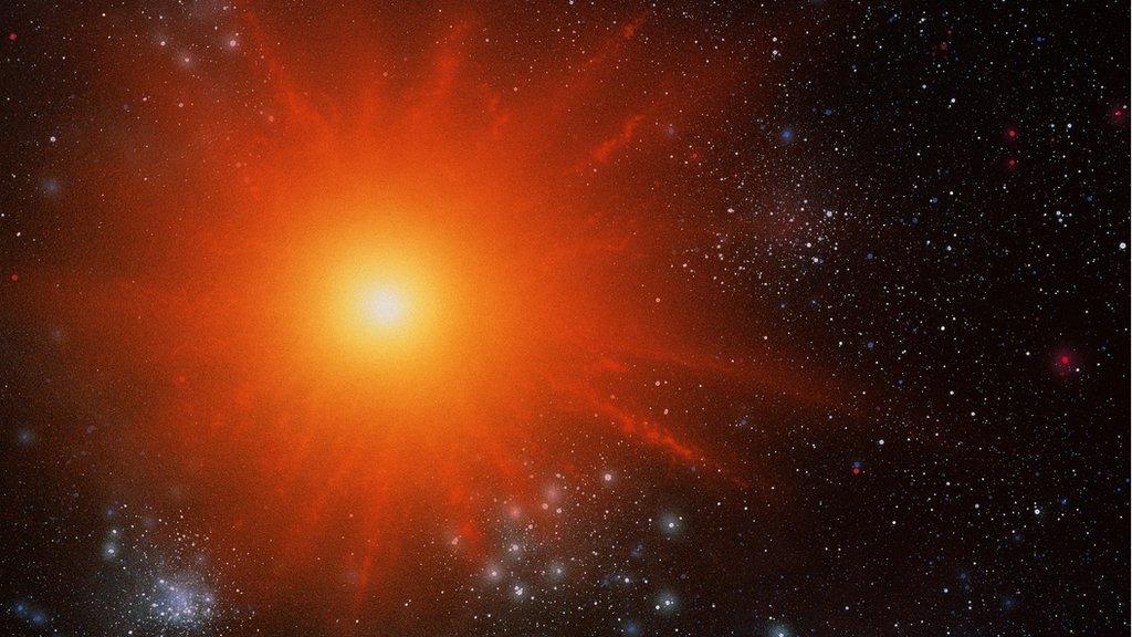 Red dwarf star