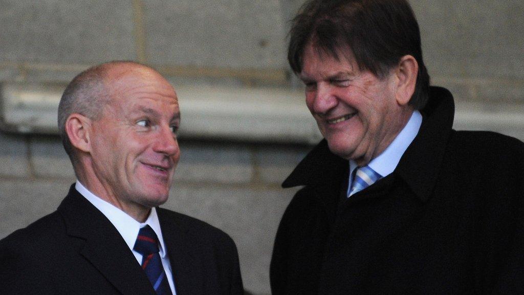 Steve Coppell and Sir John Madejski