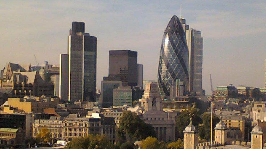 City of London skyline