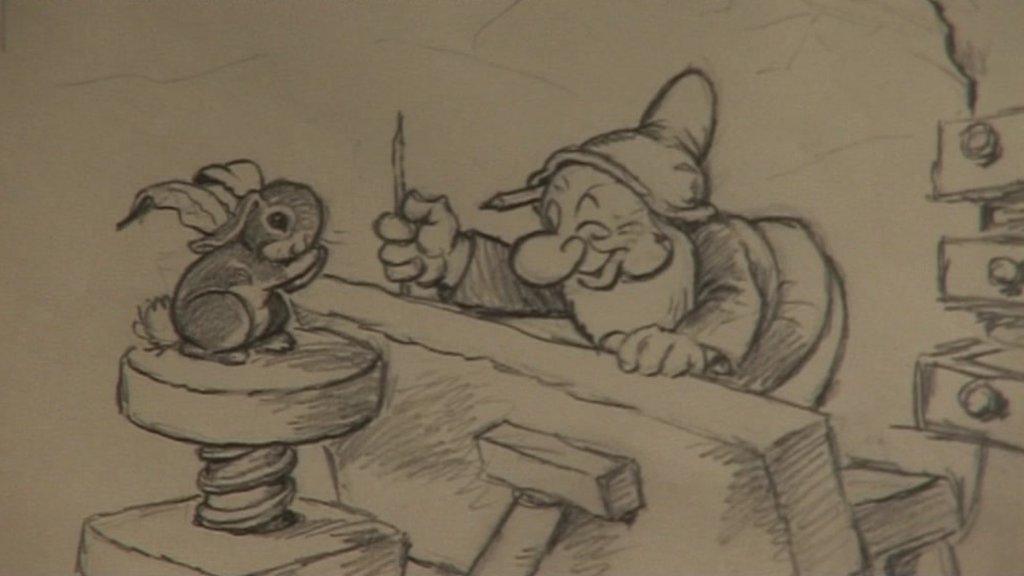 Original drawing from Walt Disney's Snow White