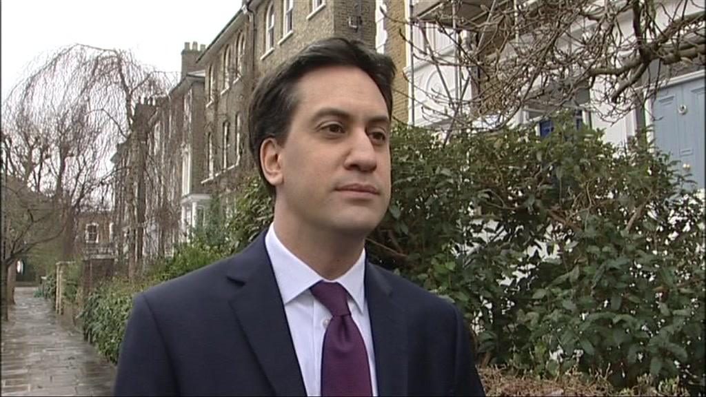 Labour leader Ed Miliband