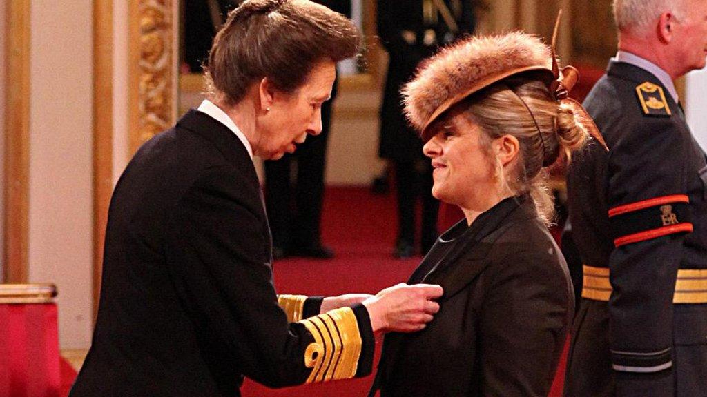 Princess Anne and Tracey Emin