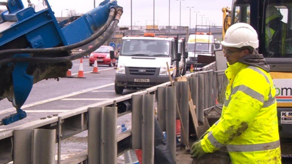 Working on the M62