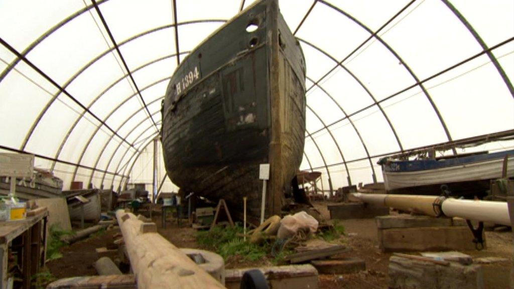 Trawler awaiting restoration