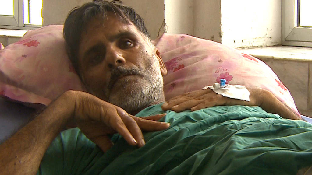 Bomb blast survivor Mohammed Shaheen