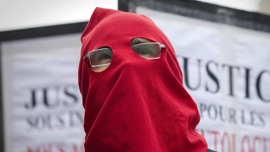 Scientology protest