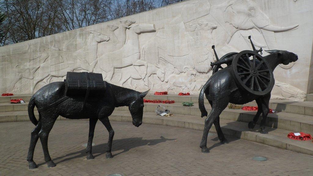 Animals in War memorial