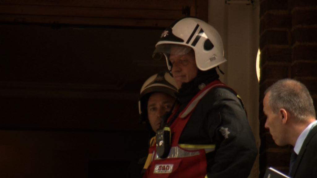 Emergency worker at scene