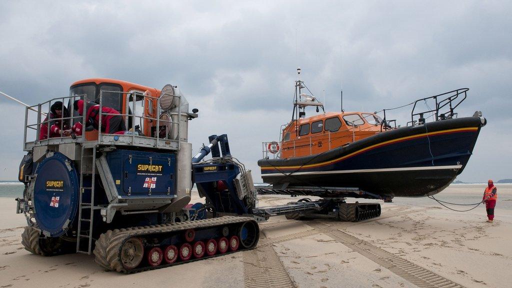 Supacat and lifeboat