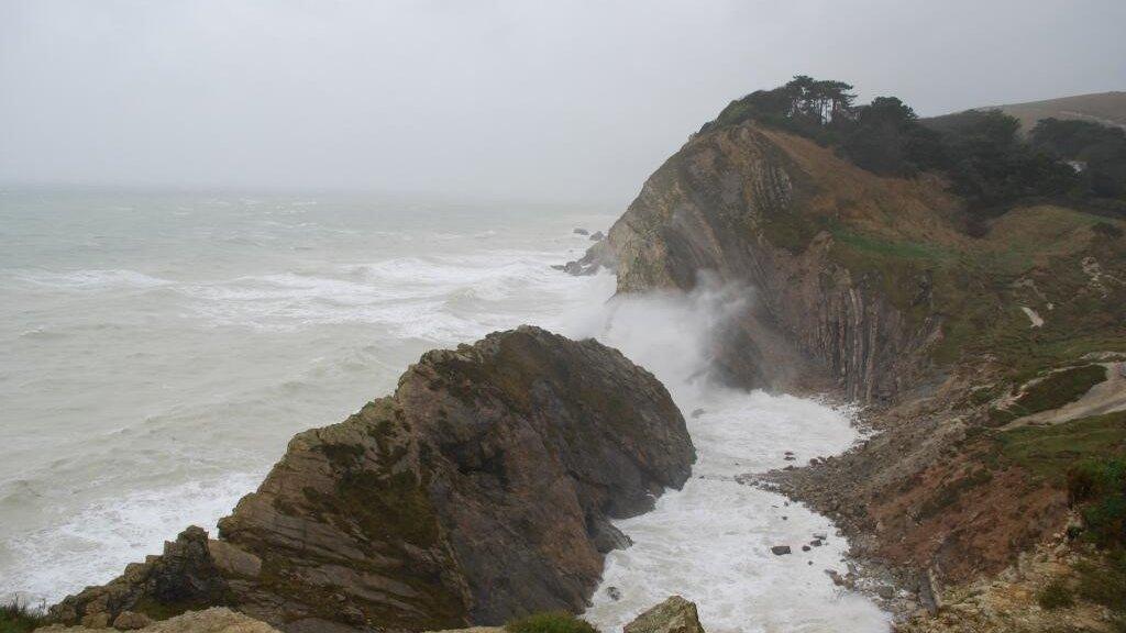 Storm at Stair Hole