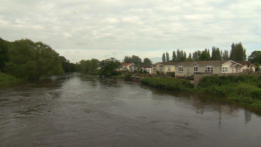 High river levels in Christchurch