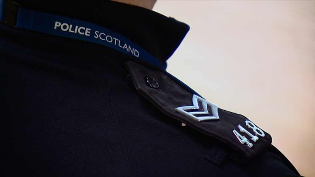 Police Scotland collar