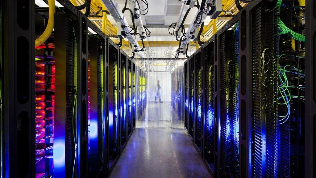 Google data centre (file pic)