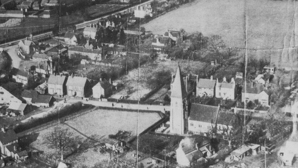 Historic aerial view of Lowfield Heath