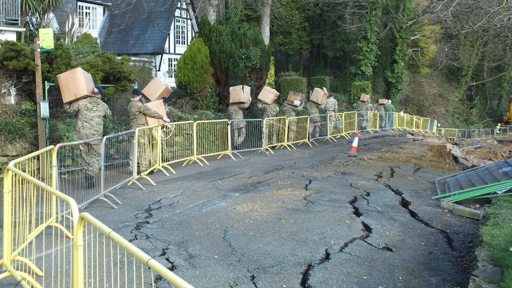 Undercliff Drive subsidence