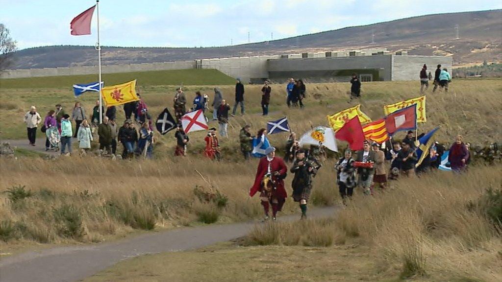 Protest at Culloden