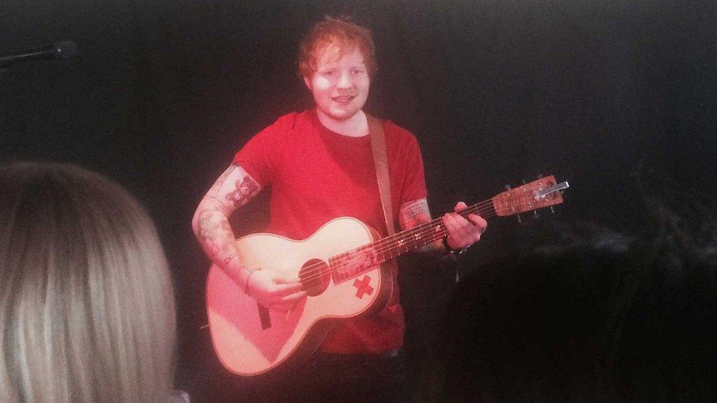 Ed Sheeran, Steamboat Tavern, Ipswich