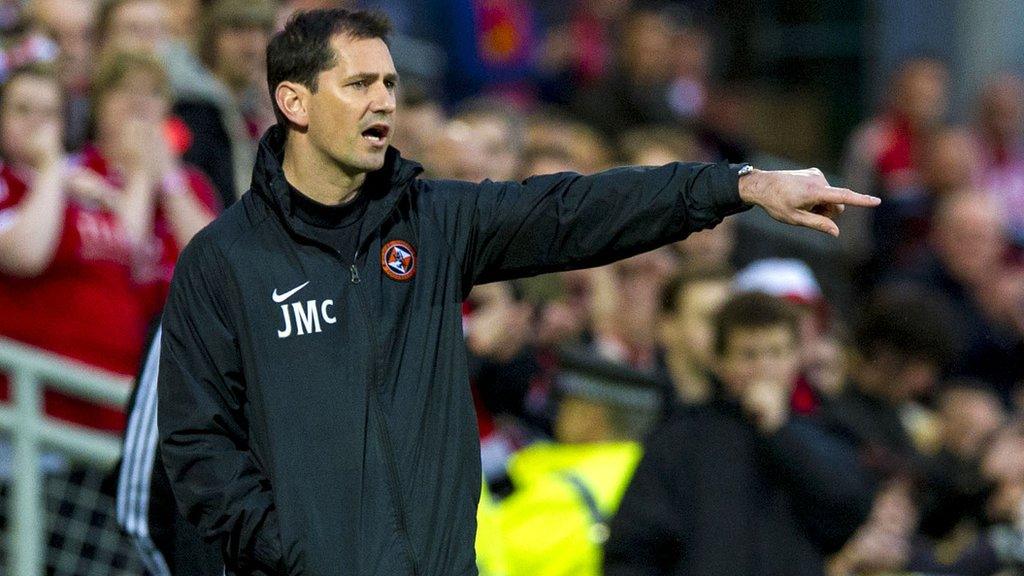 Dundee United manager Jackie McNamara